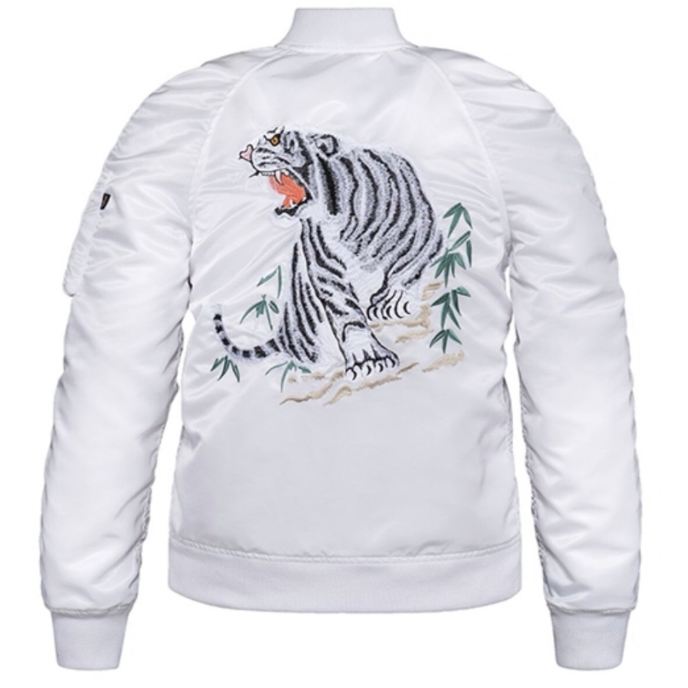 ALPHA WOMENS MA-1 SOUVENIR TIGER JACKET